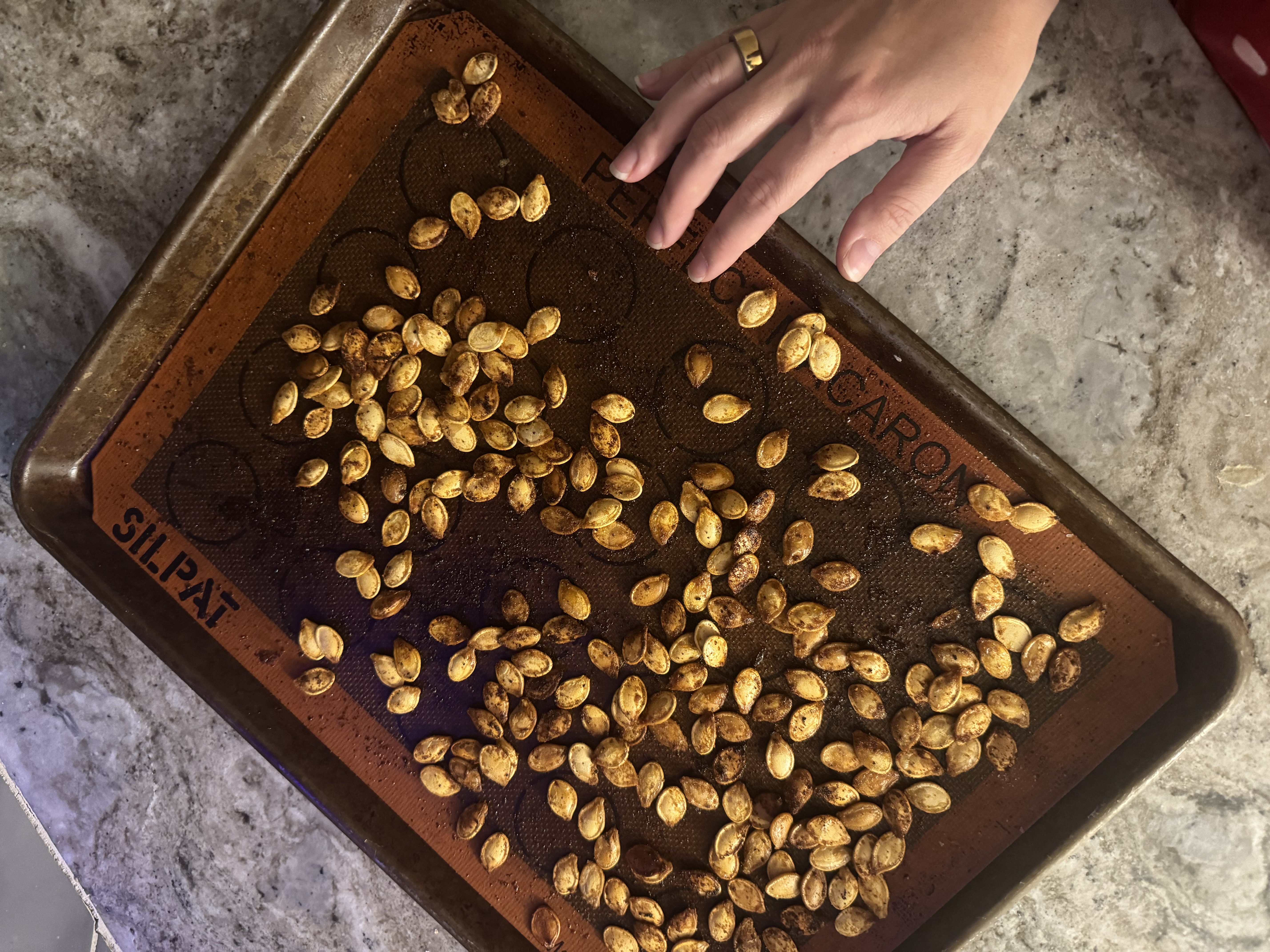 Crunchy Roasted Pumpkin Seeds